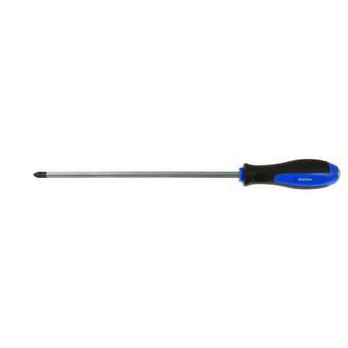 Křížový šroubovák ph 3 x 250mm GEKO Vyrobeno ze silné chrom vanadiové oceli<br />Magnetická špička<br />Rukojeť s praktickým otvorem k zavěšení<br />Rukojeť s měkkým úchopem ze dvou materiálů (plast + guma)