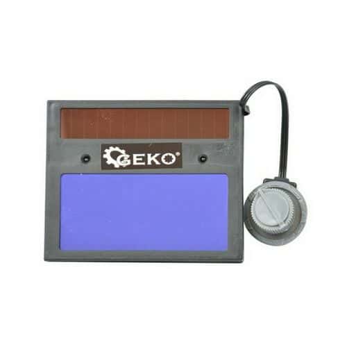 Filtr samostmívací do svářečské kukly GEKO Vyrobeno z extrémně odolného polymerního materiálu<br />Stínidlo světla: 4 DIN<br />Odstín tmavé: 9-13 DIN<br />Ochrana očí podle normy: EN379 1/2/1<br />Ochrana tváře podle normy: EN175<br />Rozměry: 92