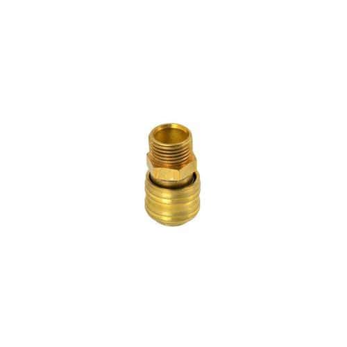 Pneumatická rychlospojka 1/2 "vnější závit GEKO Šroub s klíčem: 21 mm<br />Celková délka: 45 mm<br />Pracovní tlak: až 16 bar<br />Výkon: až 1000 l / min<br />Materiál: kalená ocel
