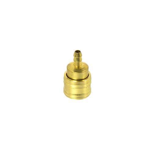 Rychlospojka pro pneumatickou hadici 8mm GEKO Připojení hadice: 8 mm<br />Celková délka: 49 mm<br />Pracovní tlak: do 16 bar<br />Průchodnost: až 1000 l / min<br />Materiál: poniklovaná mosaz
