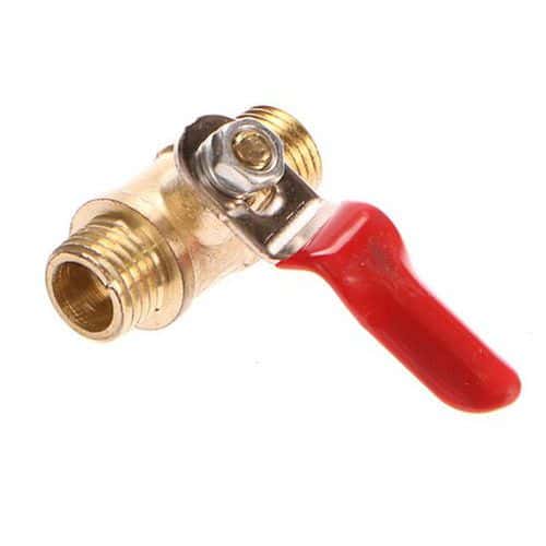 Ventil hydraulicko-pneumatický 1/4" GEKO Kvalitní hydraulicky ventil s přípojkou 1/4".<br />Délka: 35 mm.<br />Šroubováno klíčem: 16 mm.<br />Materiál: mosaz.