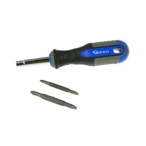 Šroubovák s vyměnitelnými hroty GEKO Nástavec 1/4 (6.3mm): PH1