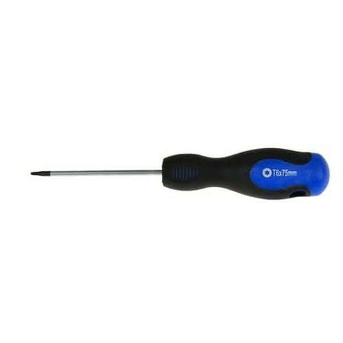 Šroubovák TORX t6 x 75mm GEKO Vyrobeno ze silné chrom vanadiové oceli<br />Magnetická špička<br />Rukojeť s praktickým otvorem k zavěšení<br />Rukojeť s měkkým úchopem ze dvou materiálů (plast + guma)