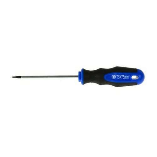 Šroubovák TORX t5 x 75mm GEKO Vyrobeno ze silné chrom vanadiové oceli<br />Magnetická špička<br />Rukojeť s praktickým otvorem k zavěšení<br />Rukojeť s měkkým úchopem ze dvou materiálů (plast + guma)