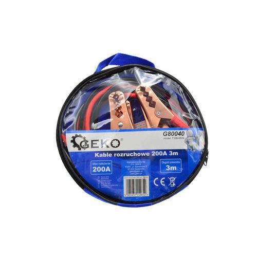 Startovací kabely 200A 3m GEKO Proud: 200A<br />Délka: 3m