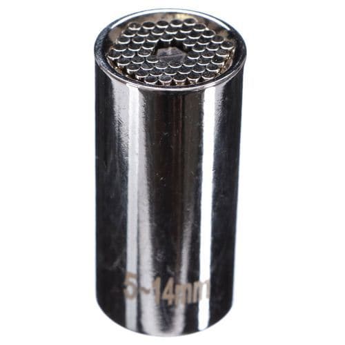 Univerzální nástrčná hlavice UNI Socket 1/4" 5-14mm SIXTOL Rozměr: 5-14 mm<br />Materiál: CrV<br />Barva: stříbrná