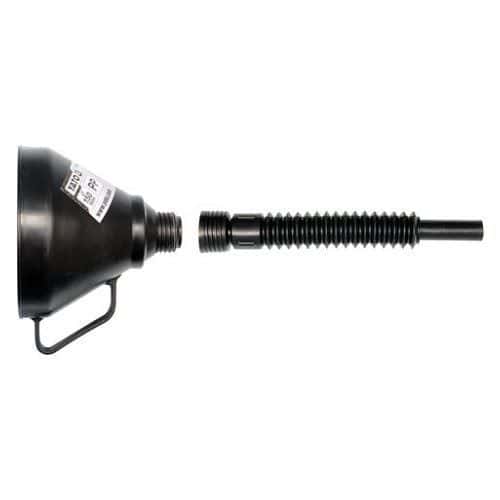 Trychtýř plastový 150mm s nálevkou YATO Praktický plastový trychtýř ideální do každé dílny a garáže.<br />Vhodný pro nalévání benzinu