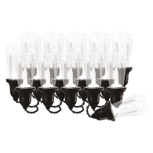 LED světelný řetěz - 16x párty žárovky čiré