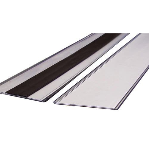 Extra velký magnetický držák štítků 125 mm x 1 m Extra velký držák samolepicích štítků