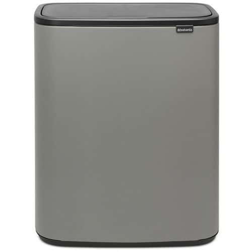 Odpadkový koš Bo Touch bin 60 l Brabantia šedý Včetně vnitřního plastového koše.<br />Soft Touch